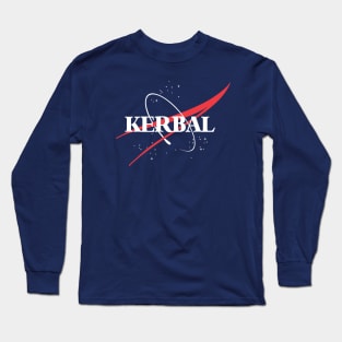 Kerbal NASA logo (no background) Long Sleeve T-Shirt